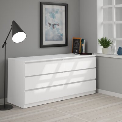 Zipcode Design™ Kepner 6 Drawer Double Dresser & Reviews | Wayfair.ca